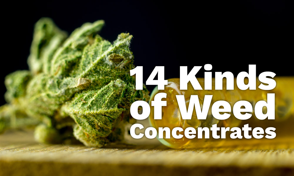 kinds of weed concentrates