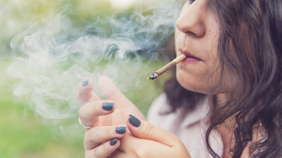 smoking cannabis
