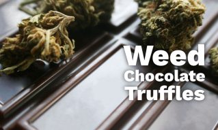 weed chcocolate truffles