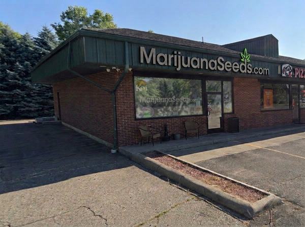 MarijuanaSeeds.com storefront at 38970 Cherry Hill Rd, Westland, Michigan